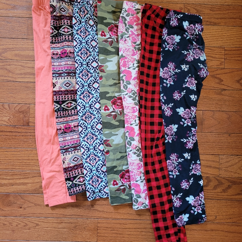Lot of Girls Leggings sizes 10-12